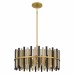 Richards 12-Light Brushed Gold Pendant Light