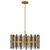Richards 12-Light Brushed Gold Pendant Light