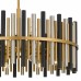 Richards 12-Light Brushed Gold Pendant Light