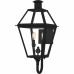 Rue De Royal 2-Light Earth Black Outdoor Wall Lantern