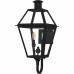 Rue De Royal 2-Light Earth Black Outdoor Wall Lantern