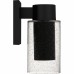 Sawyer Dark Sky 1-Light Matte Black Outdoor Wall Lantern