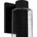 Sawyer Dark Sky 1-Light Matte Black Outdoor Wall Lantern