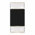 Saxton Matte Black Outdoor Wall Lantern