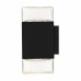 Saxton Matte Black Outdoor Wall Lantern