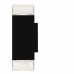 Saxton Matte Black Outdoor Wall Lantern