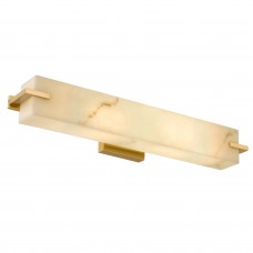 Seraphine 2-Light Brushed Gold Vanity Light