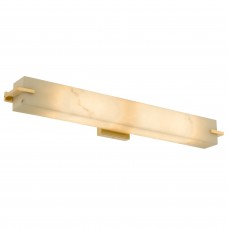 Seraphine 2-Light Brushed Gold Vanity Light