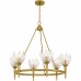 Shea 6-Light Brushed Gold Chandelier
