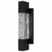 Solace Matte Black Outdoor Wall Lantern