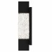 Solace Matte Black Outdoor Wall Lantern