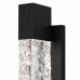 Solace Matte Black Outdoor Wall Lantern