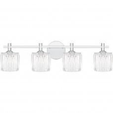 Spade 4-Light Polished Chrome Bath Light