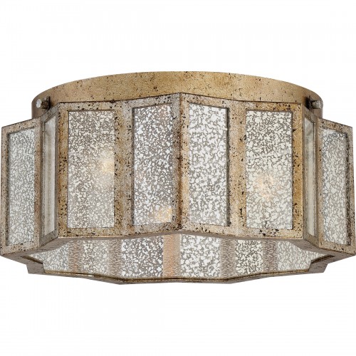 Mercury glass semi flush mount discount