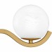 Spherical 3-Light Aged Brass Bath Light