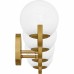Spherical 4-Light Aged Brass Bath Light
