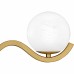 Spherical 4-Light Aged Brass Bath Light