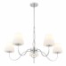 Stone 5-Light Polished Chrome Chandelier