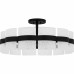 Sweeney 6-Light Matte Black Semi-Flush Mount