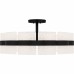 Sweeney 6-Light Matte Black Semi-Flush Mount