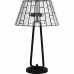 Rainier 4-Light Matte Black Table Lamp