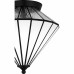 Liam 3-Light Matte Black Flush Mount
