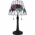 Aurora 2-Light Matte Black Table Lamp