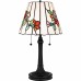 Aurora 2-Light Matte Black Table Lamp