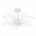 Tallulah 3-Light Sand White Semi-Flush Mount