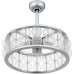 Terrarock 4-Light Polished Chrome Fan Light