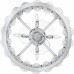 Terrarock 4-Light Polished Chrome Fan Light