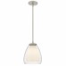 Vivienne 1-Light Brushed Nickel Mini Pendant Light