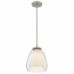 Vivienne 1-Light Brushed Nickel Mini Pendant Light