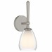 Vivienne 1-Light Brushed Nickel Wall Sconce