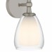 Vivienne 1-Light Brushed Nickel Wall Sconce