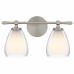 Vivienne 2-Light Brushed Nickel Vanity Light
