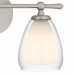 Vivienne 2-Light Brushed Nickel Vanity Light