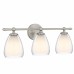 Vivienne 3-Light Brushed Nickel Vanity Light