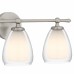Vivienne 3-Light Brushed Nickel Vanity Light