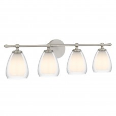 Vivienne 4-Light Brushed Nickel Vanity Light Vivienne 4-Light Brushed Nickel Vanity Light
