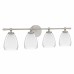 Vivienne 4-Light Brushed Nickel Vanity Light