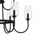 Viscount 9-Light Matte Black Chandelier