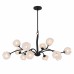 Walker 12-Light Matte Black Chandelier