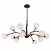 Walker 12-Light Matte Black Chandelier
