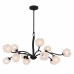 Walker 12-Light Matte Black Chandelier