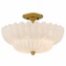 Whitecap 4-Light Brushed Gold Semi-Flush Mount