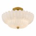 Whitecap 4-Light Brushed Gold Semi-Flush Mount