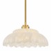Whitecap 1-Light Brushed Gold Pendant Light