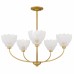 Whitecap 5-Light Brushed Gold Chandelier