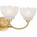 Whitecap 3-Light Brushed Gold Vanity Light